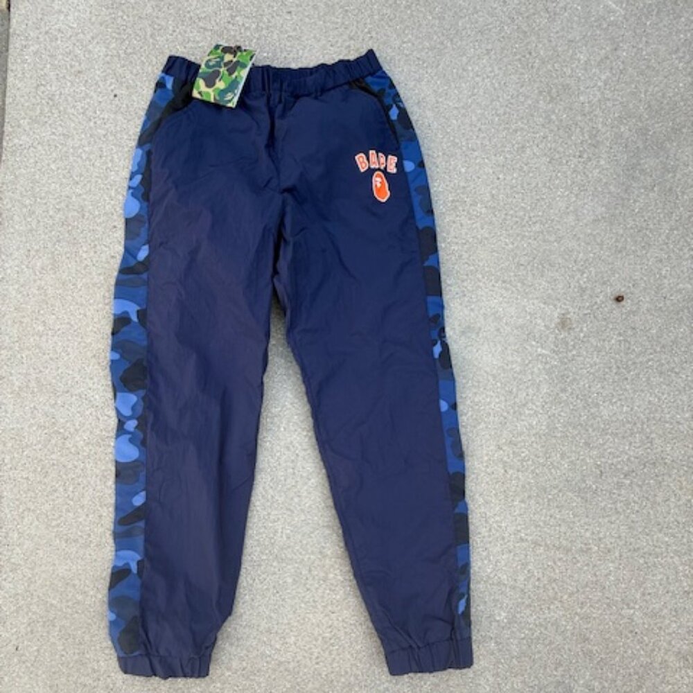 a bathing ape track pants 150